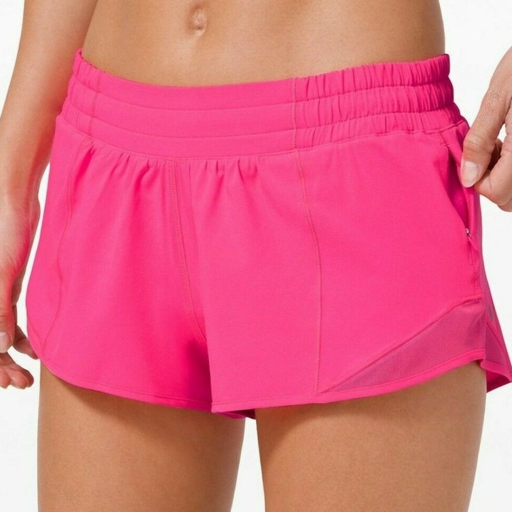 LULULEMON HOTTY HOT SHORT II 2.5" Highlight Pink 6